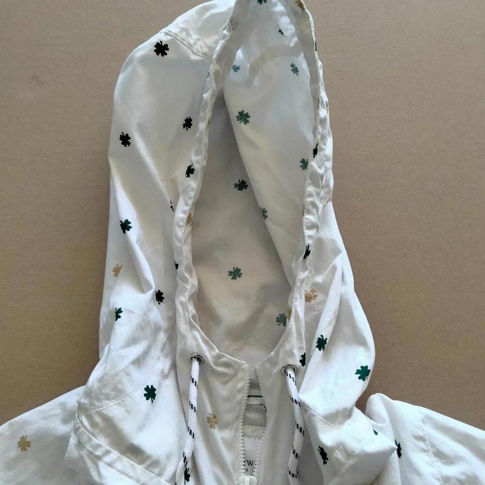 Denim & Flower Ricky Singh Size L Large Jacket Clovers Light Zip Up Hood Lucky - Picture 6 of 7